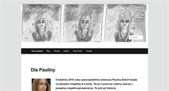 Desktop Screenshot of dlapauliny.pl