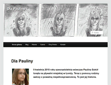Tablet Screenshot of dlapauliny.pl